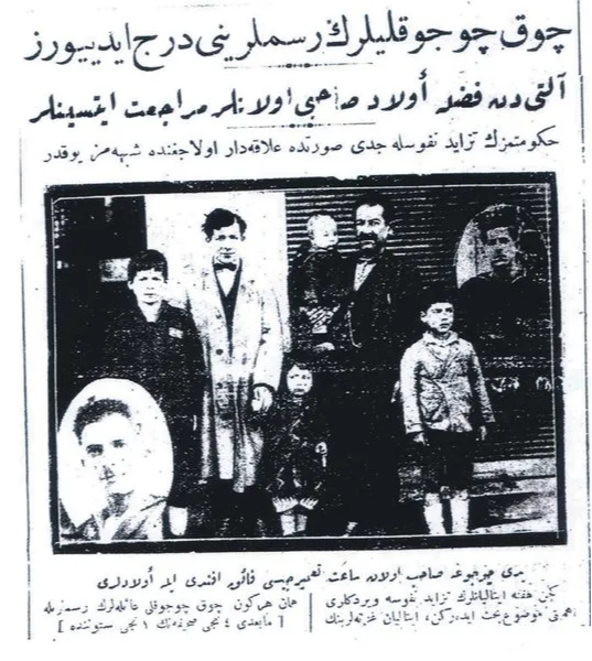 Cumhuriyet Gazetesi'nde yayınlanan çok çocuklu aileler.