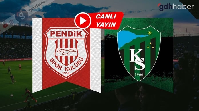 Kocaelispor maçı hangi kanalda? Pendikspor - Kocaelispor CANLI izle (Linki)Pendikspor - Kocaelispor maçı hangi kanalda yayınlanacak? Pendikspor - Kocaelispor muhtemel 11’ler