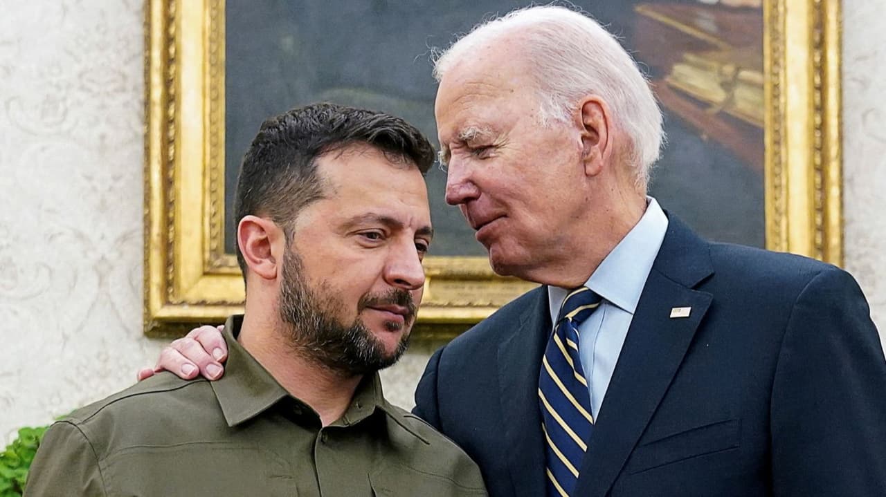 Biden ve Zelenskiy 10 yıllık bir savunma anlaşması imzaladı
