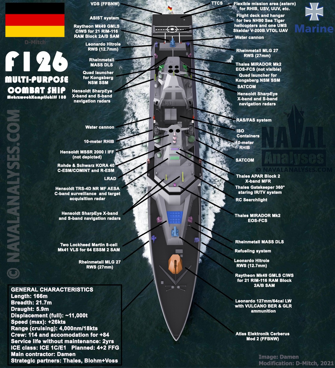 Almanya, İkinci Dünya Savaşı'ndan bu yana en büyük savaş gemisinin inşasına başladı