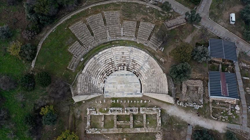Metropolis Antik Kenti'ndeki kazı çalışmaları tanıtıldı