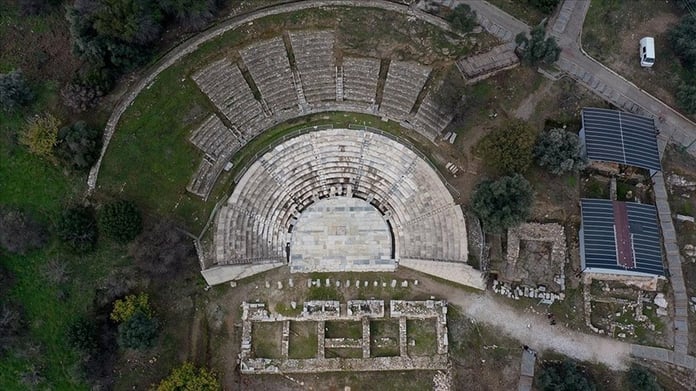 Metropolis Antik Kenti'ndeki kazı çalışmaları tanıtıldı