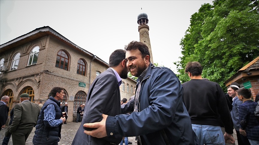 Ramazan Bayramı kutlamaları. Fotoğraf: AA