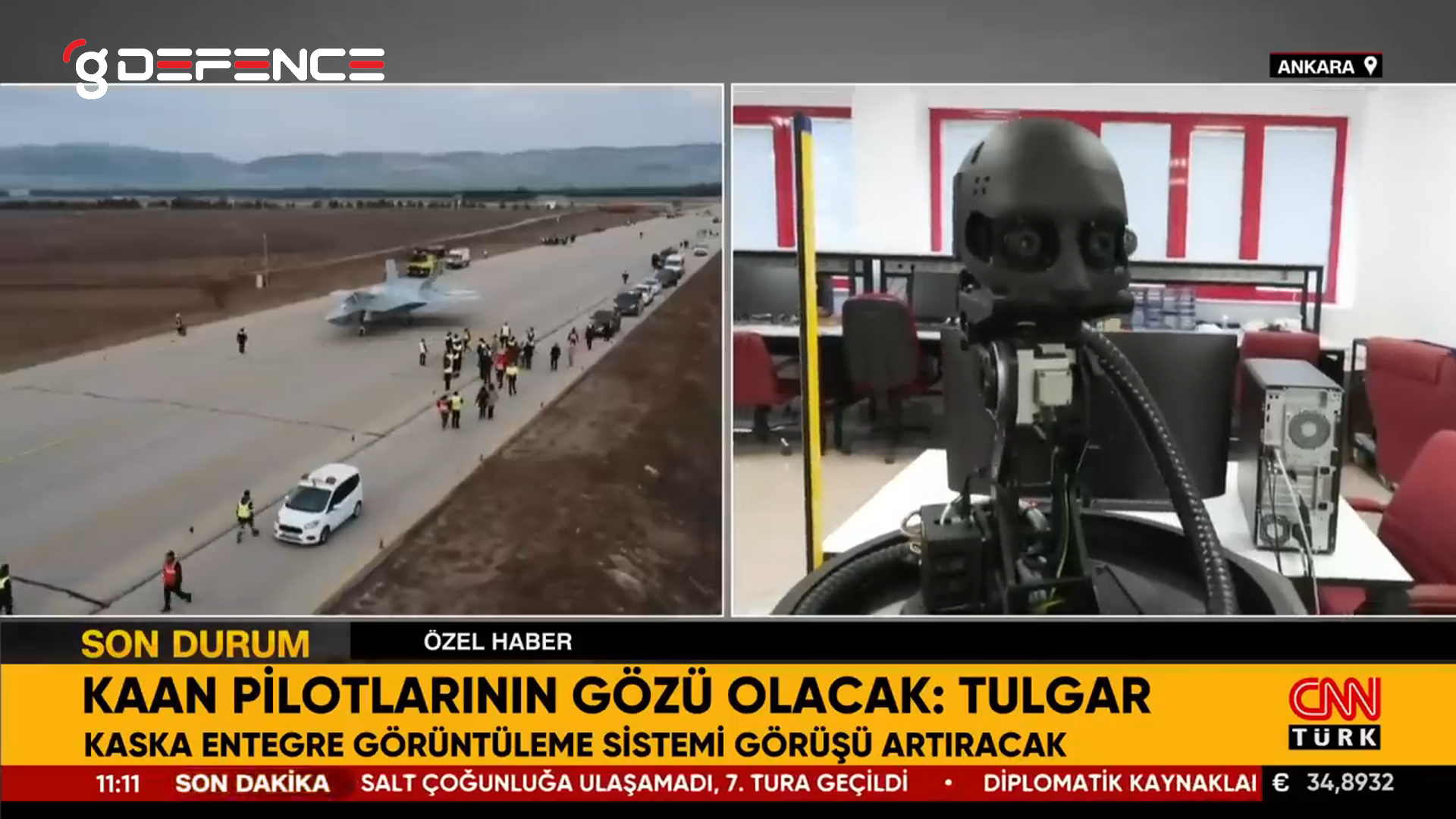 ASELSAN’ın KAAN'a özel geliştirdiği Kaska Entegre Görüntüleme Sistemi: TULGAR