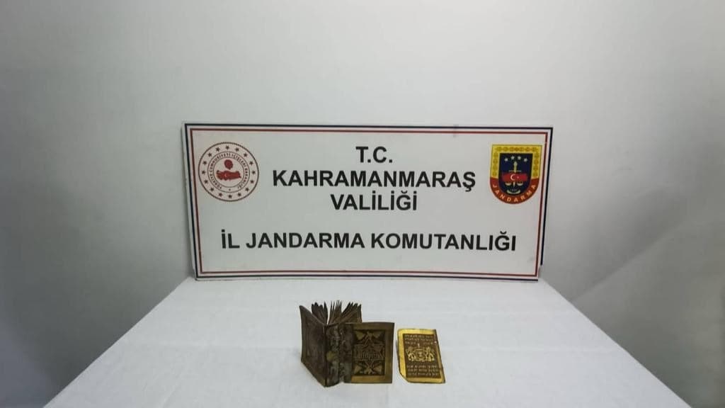 Kahramanmaraş'ta el yazması Tevrat operasyonu
