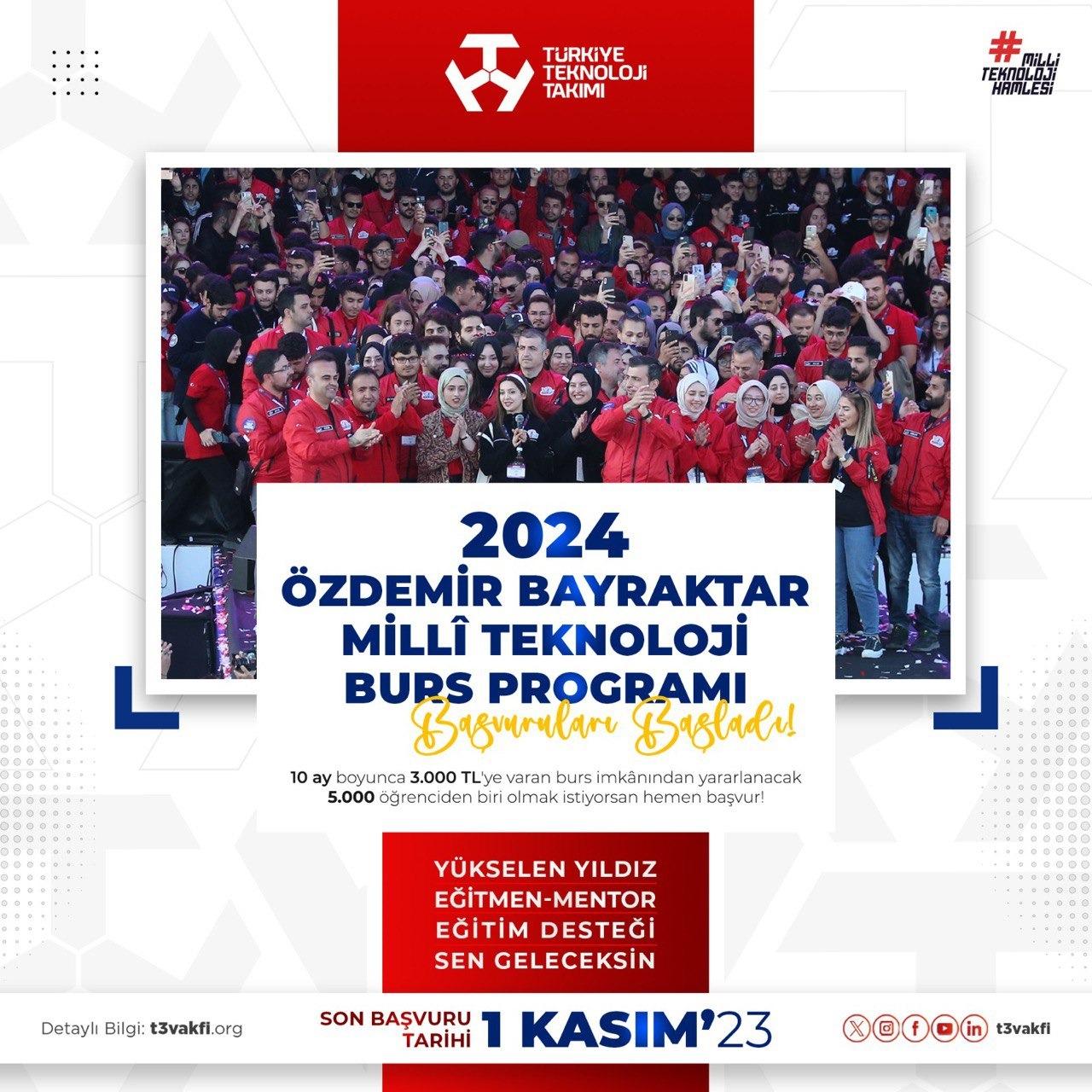 T3 Vakfı 5 Bin Öğrenciye Burs Vermeyi Taahhüt Etti
