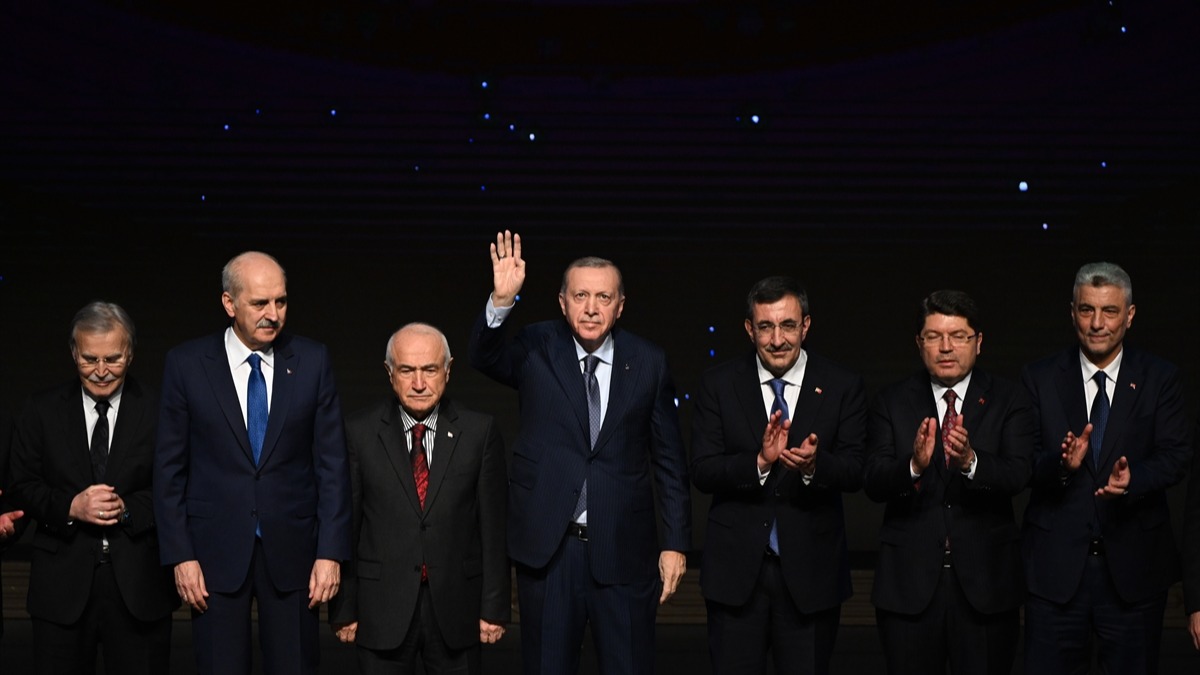 Cumhurbaşkanı Erdoğan,&nbsp;Yargı Reformu Stratejisi Tanıtım Toplantısı'nda konuştu. Fotoğraf: AA