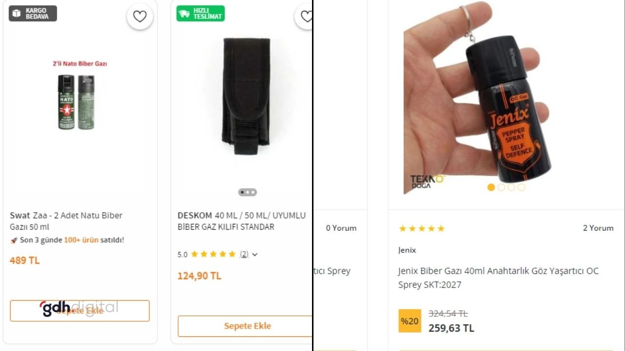 Biber gazı fiyatları 2024