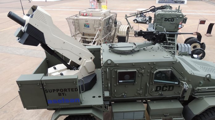 Güney Afrika’nın Springbuck zırhlı aracına ASELSAN’ın ALKAR 120mm Havan Silah Sistemi entegre edildi