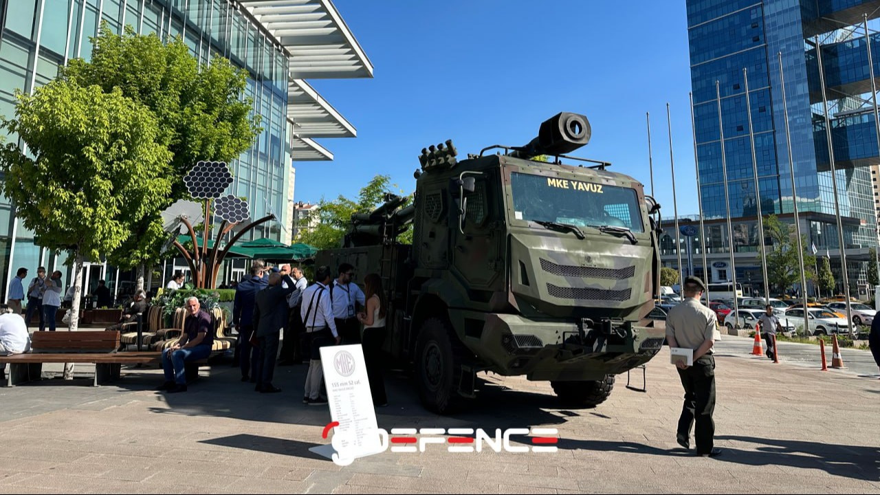 MKE'nin geliştirdiği YAVUZ 155mm Kamyona Monteli Obüs sisteminin test atışları sürüyor