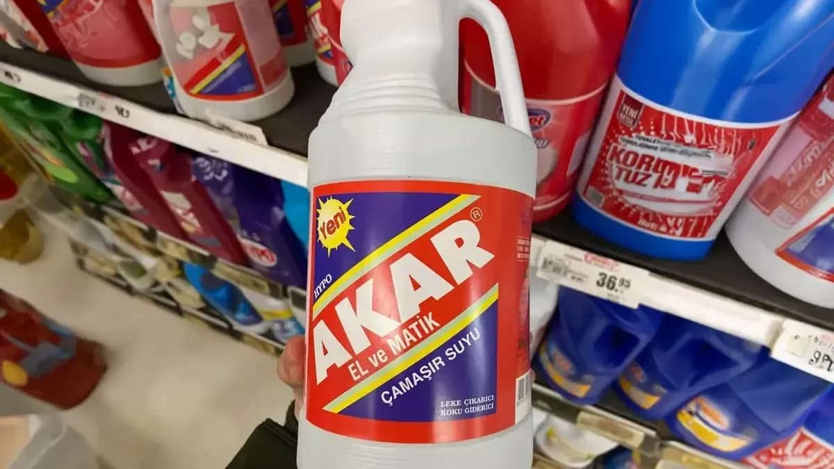 Tarım ve Orman Bakanlığı'ndan ünlü çamaşır suyu markasına toplatma kararı