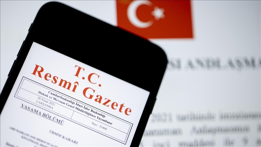 Resmi Gazete. Fotoğraf: AA