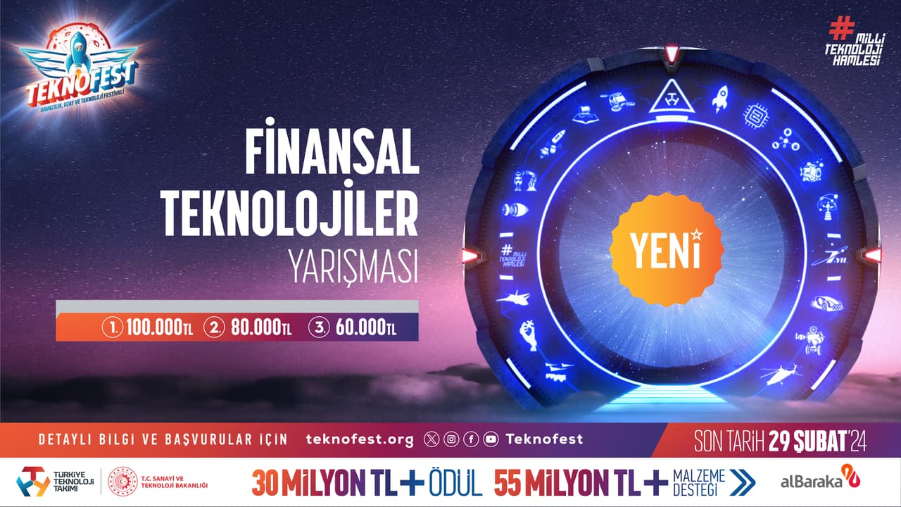 Finansal teknolojilerde inovatif fikirler TEKNOFEST’tir!
