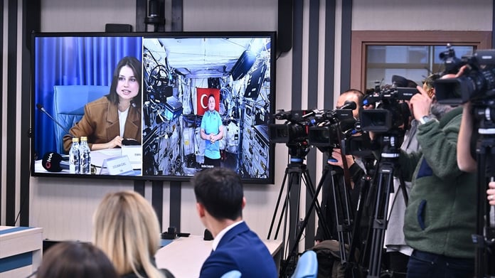 İlk Türk Astronot Alper Gezeravcı, basın mensuplarının sorularını cevapladı