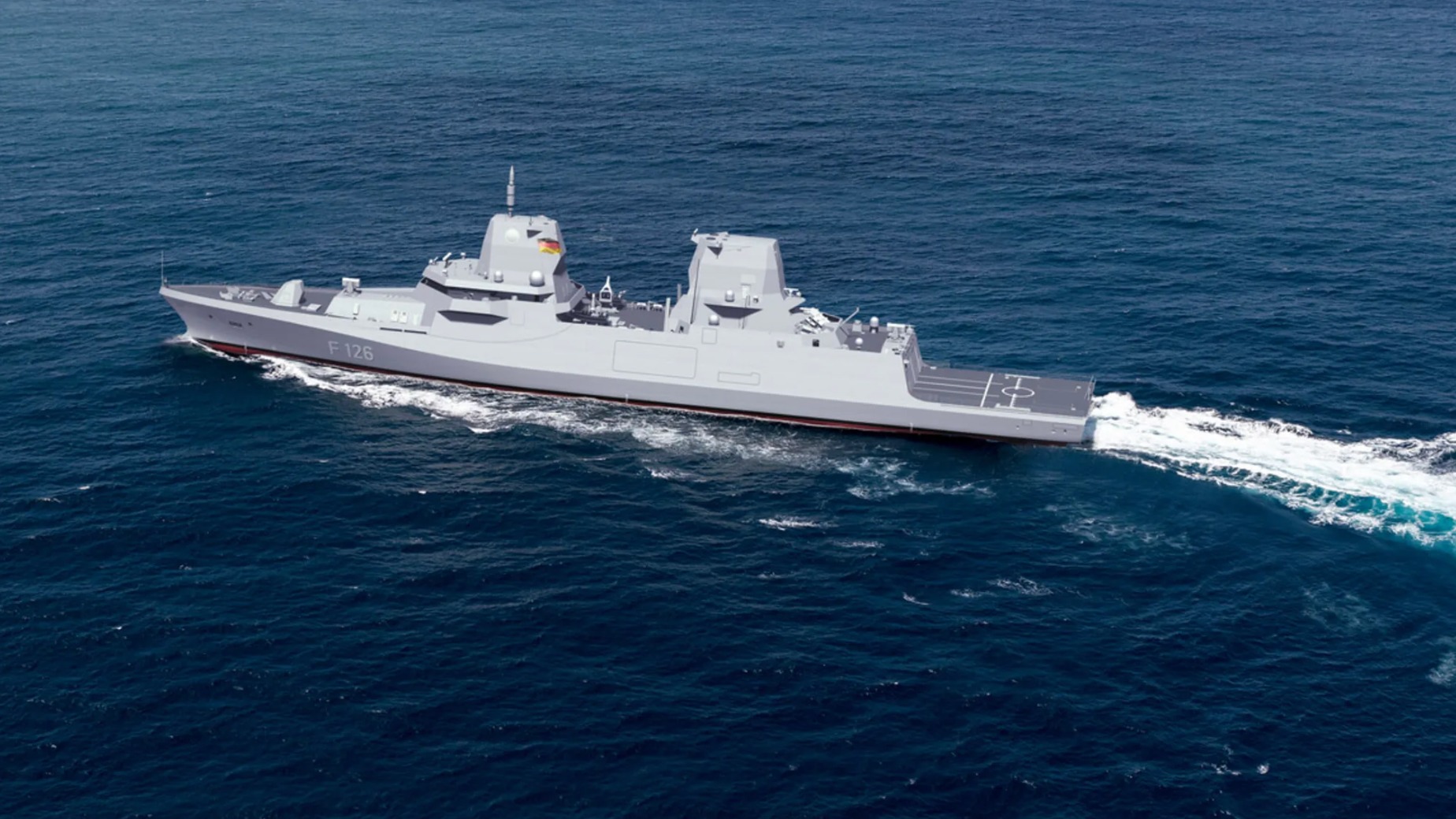 Almanya, İkinci Dünya Savaşı'ndan bu yana en büyük savaş gemisinin inşasına başladı