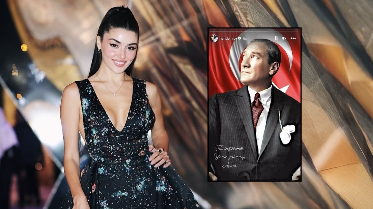 Hande Erçel, 5. Joy Awards ödül töreninde.