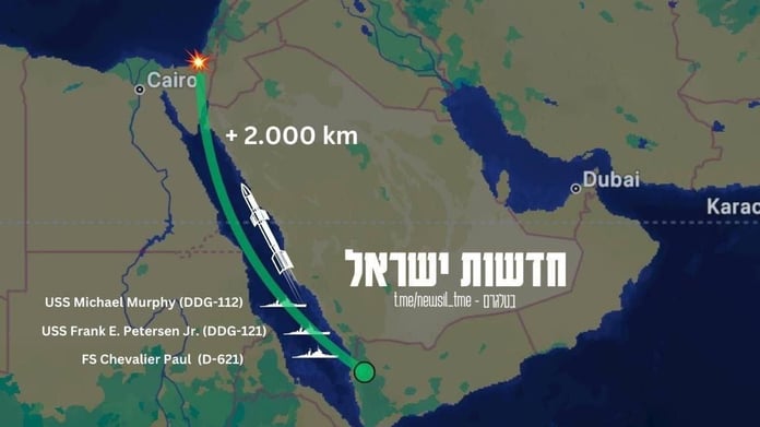 Yemen merkezli Husiler'in attığı balistik füze İsrail hava savunmasını aşmayı başardı