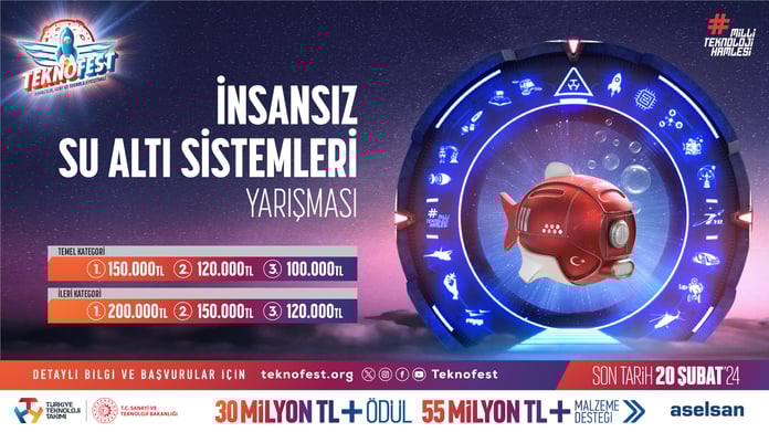 TEKNOFEST Gençliği geleceğin su altı araçları için çalışıyor