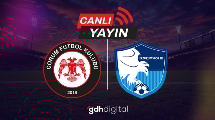 Trendyol 1. Lig'de dev karşılaşmaya saatler kaldı! Çorum FK - Erzurumspor FK maçı hangi kanalda yayınlanacağı belli oldu