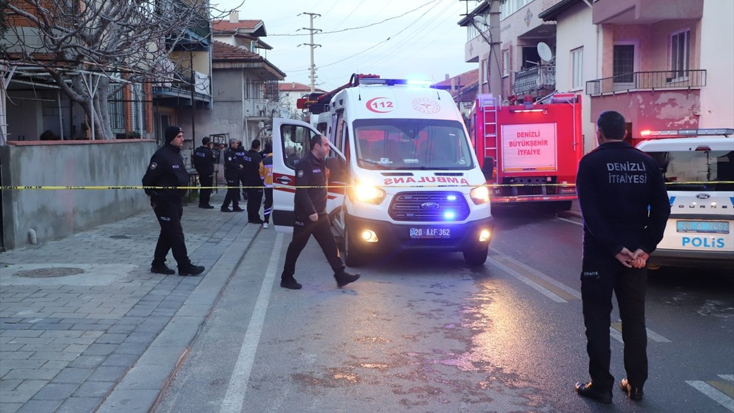 Denizli'de yangın: Çocuklarını kurtaran anne yaşamını yitirdi
