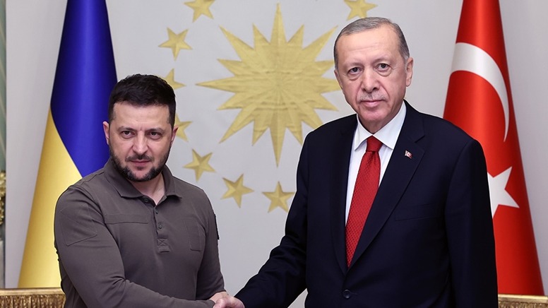 Ukrayna Devlet Başkanı Volodimir Zelenskiy ve Cumhurbaşkanı Recep Tayyip Erdoğan
