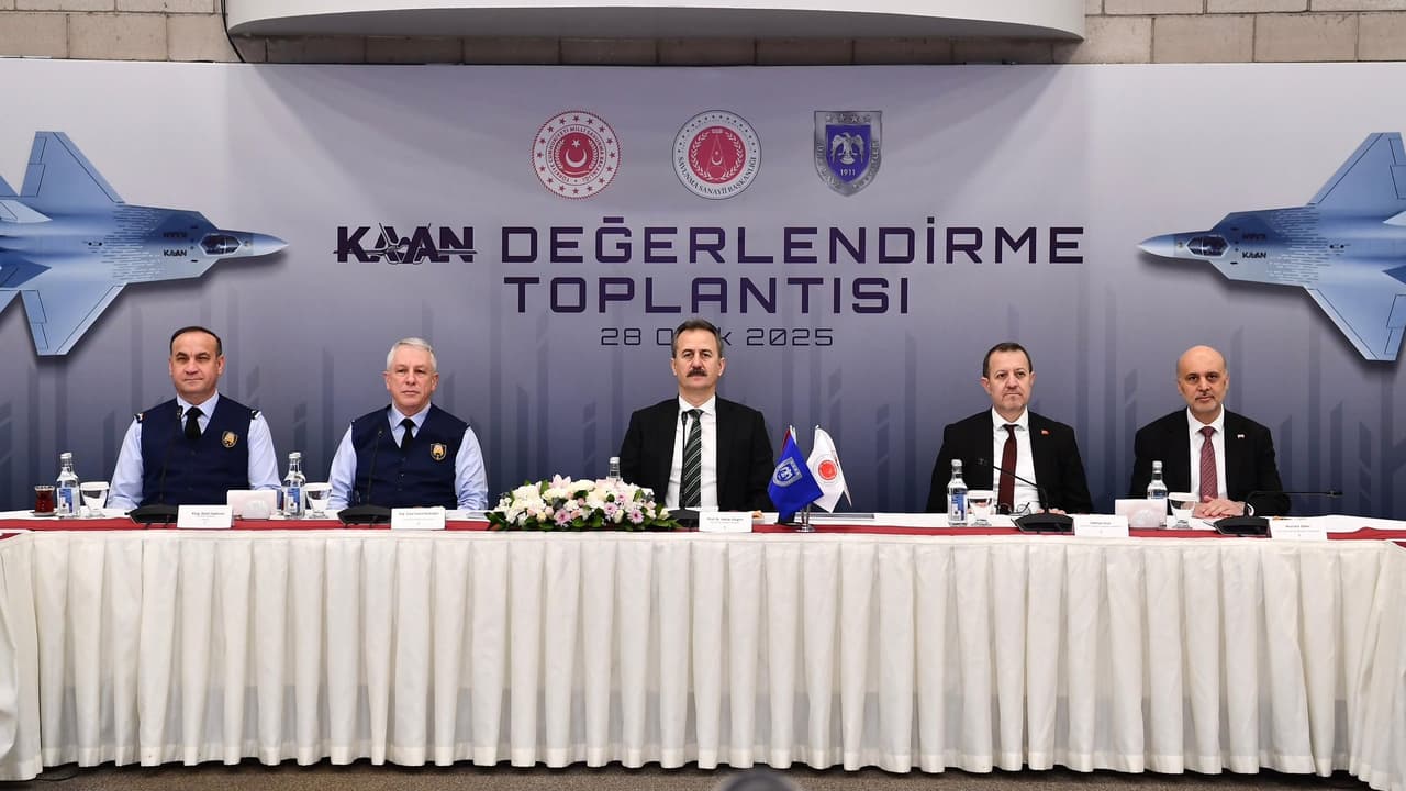 Türkiye’nin 5. nesil savaş uçağı KAAN için değerlendirme toplantısı yapıldı
