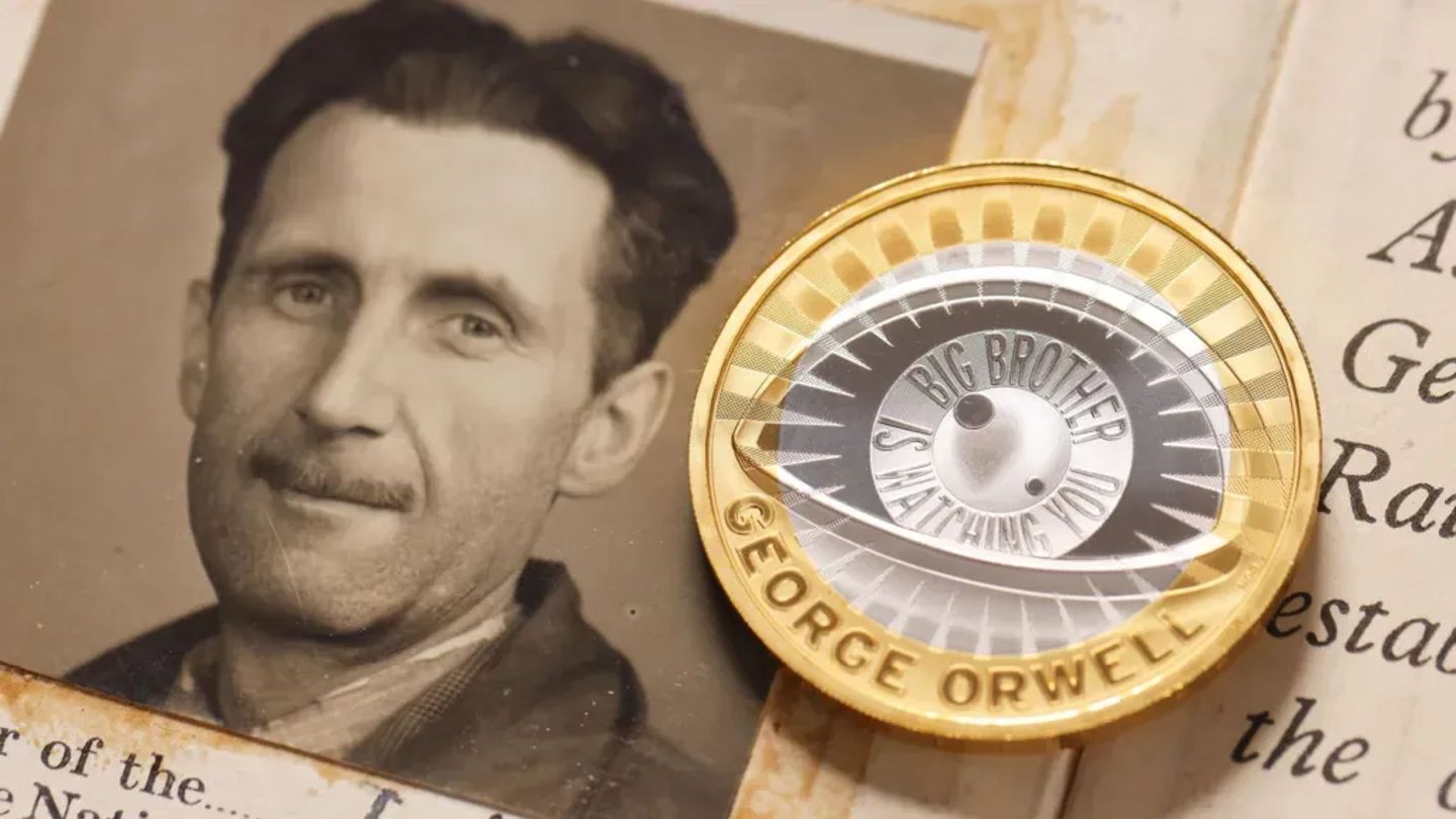 George Orwell’in ölümünün 75. yılı anısına özel hatıra parası hazırlandı