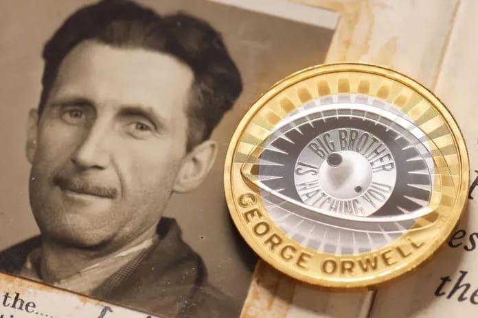 George Orwell’in ölümünün 75. yılı anısına özel hatıra parası hazırlandı