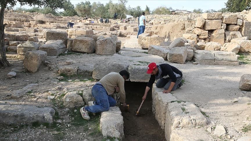 Dara Antik Kenti'nde 1500 yıllık içme suyu kanalı bulundu