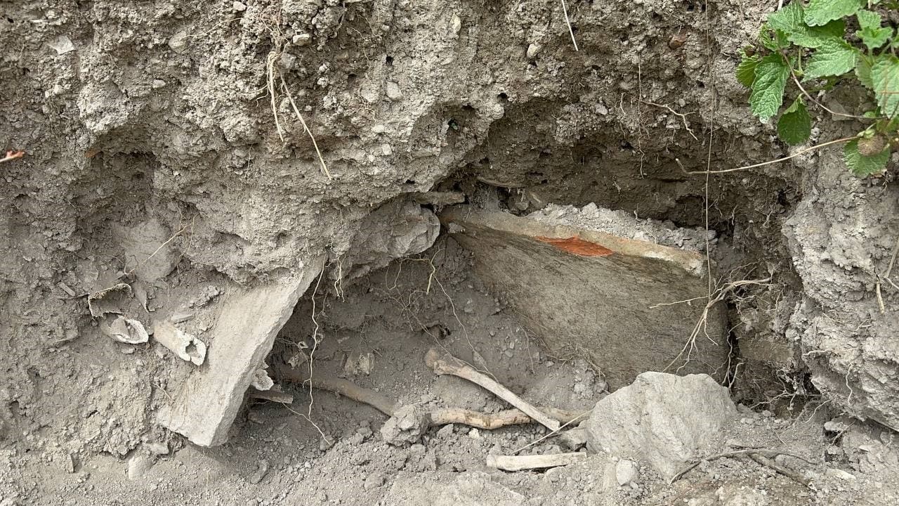 İznik’te Bizans dönemine ait mezar ve kemikler bulundu