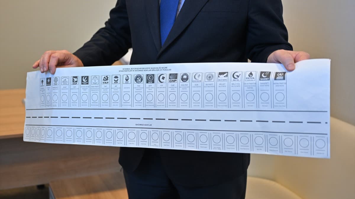 Yerel seçimde en uzun oy pusulası 97 santimetre, en kısa oy pusulası 4,5 santimetre olacak