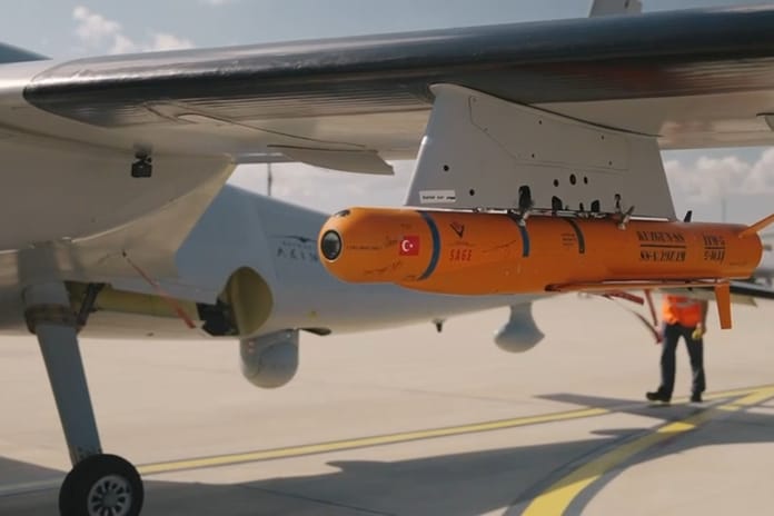 Bayraktar AKINCI TİHA’dan KUZGUN-SS (Serbest Süzülüm) mühimmat testi