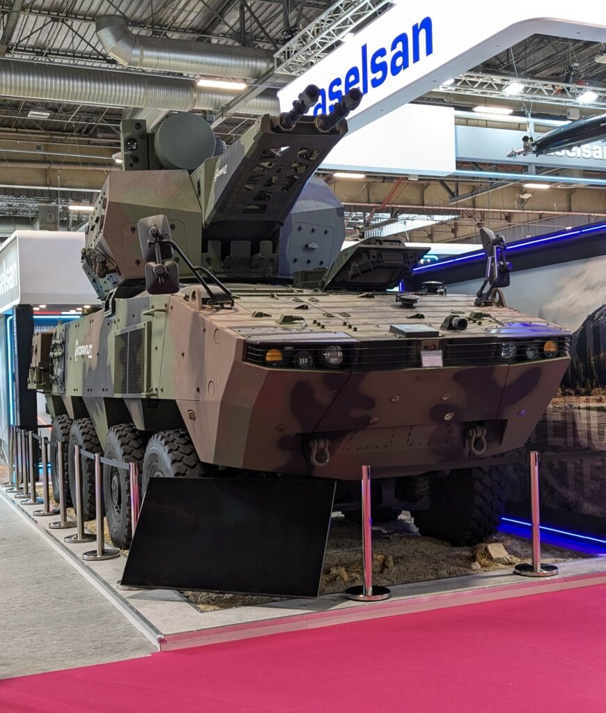 ASELSAN KORKUT Hava Savunma Silah Sistemi 8x8 araca entegre edildi/EURO SD