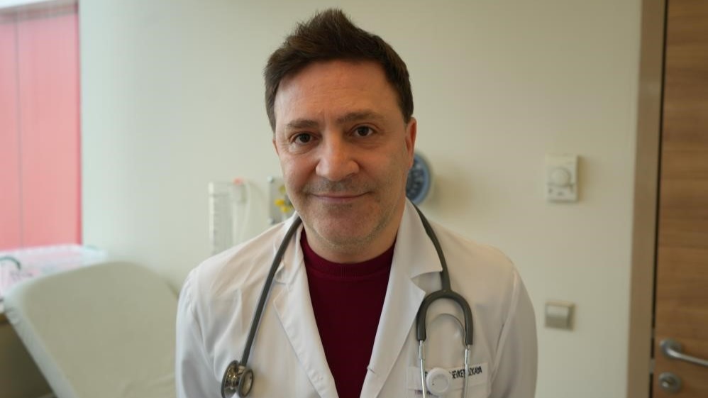 Göğüs Hastalıkları Uzmanı Prof. Dr. Şevket Özkaya. Fotoğraf: İHA