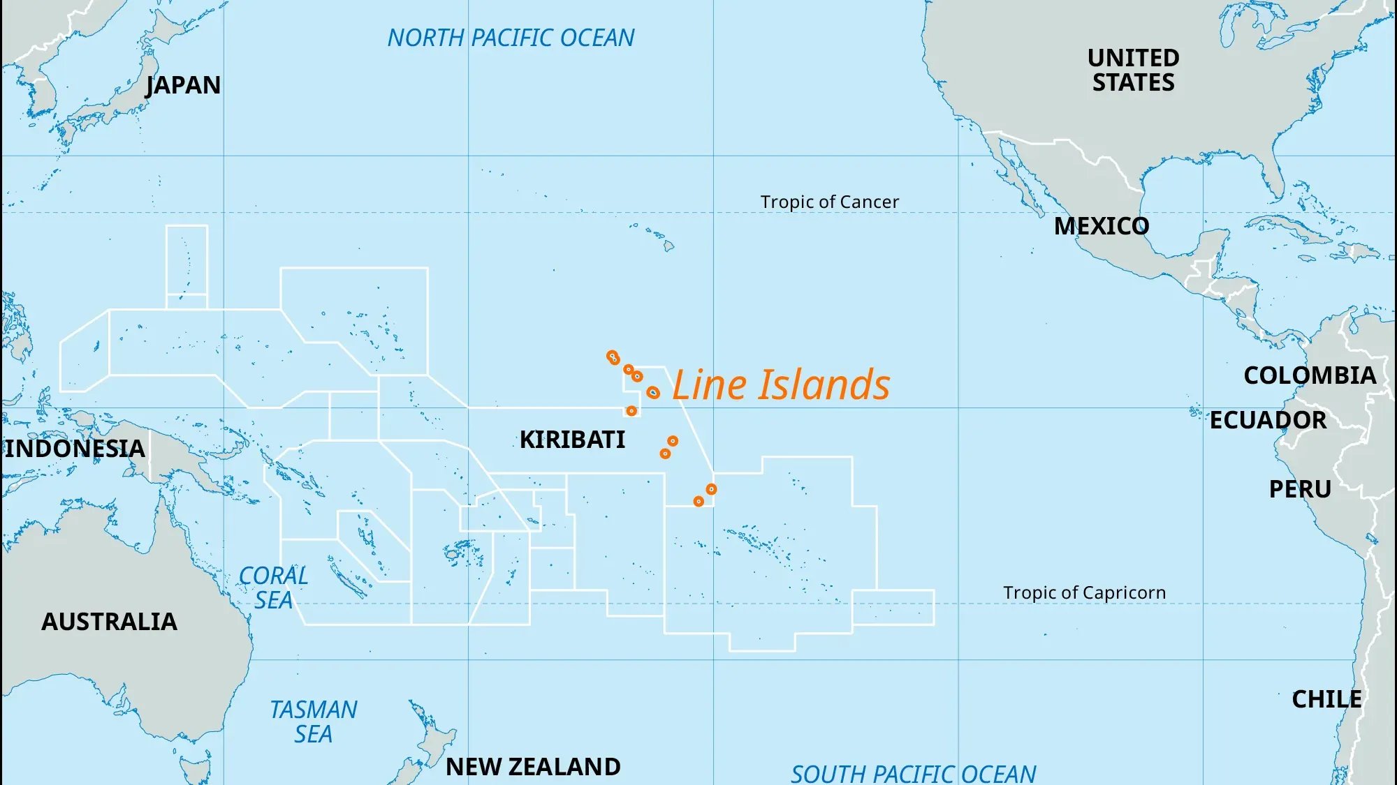 Kiribati. Fotoğraf: Britannica