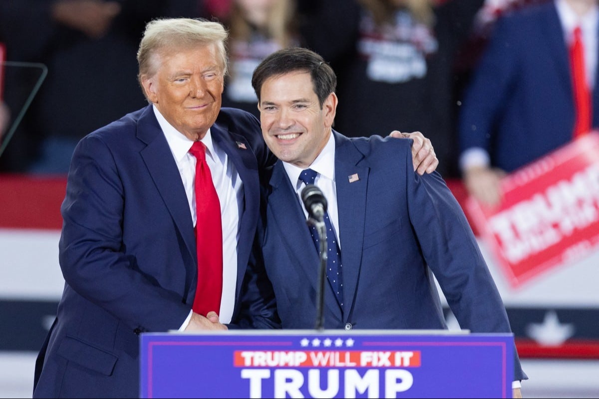 Donald Trump ve Marco Rubio seçim kampanyasında / Fotoğraf / AFP