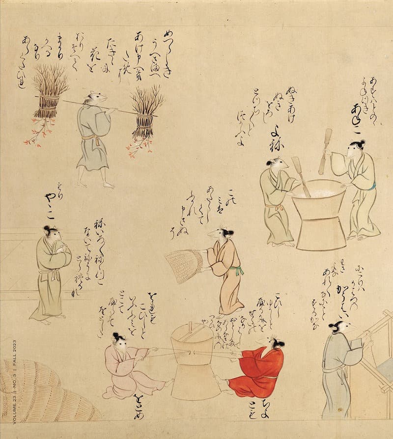 Fare düğünü parşömeni, Orta Çağ Japonya’sını aydınlatıyor