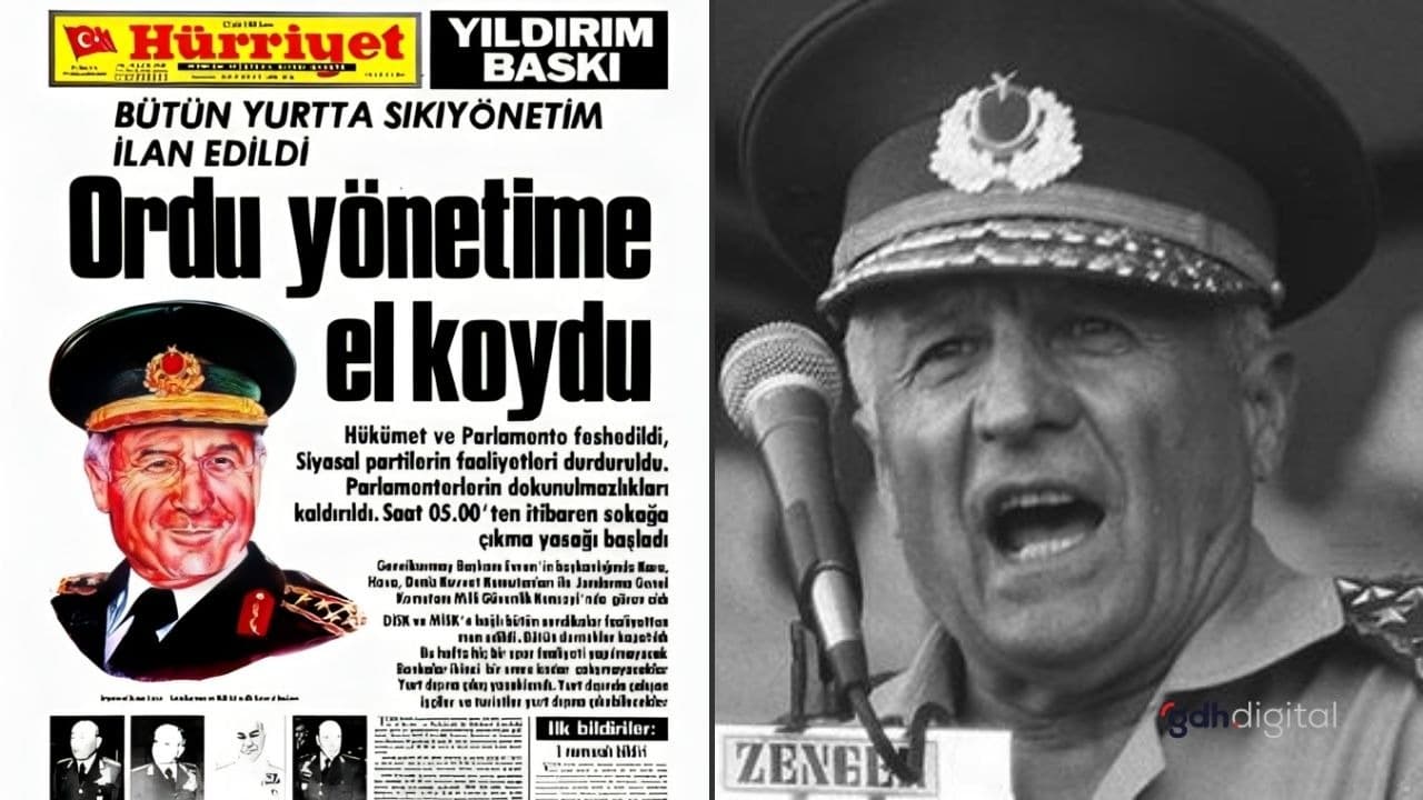 Demokrasiye kara leke: 12 Eylül Darbesi