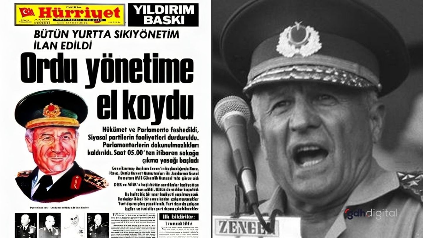 Demokrasiye kara leke: 12 Eylül Darbesi