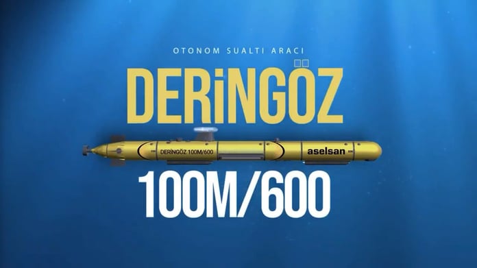 ASELSAN DERİNGÖZ 100M/600 Otonom Sualtı Aracı