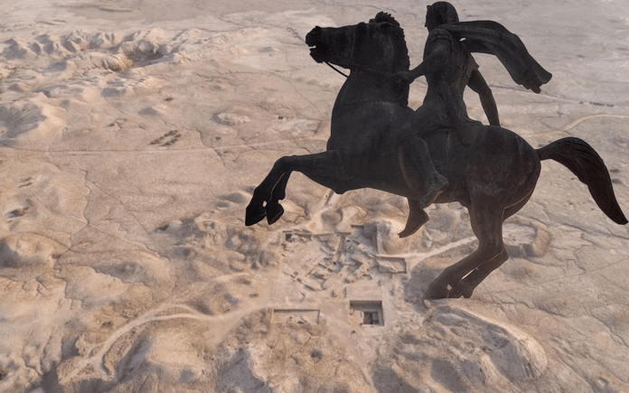 Büyük İskender'in tanrısallığını ilan ettiği tapınak Irak'ta gün yüzüne çıkıyor