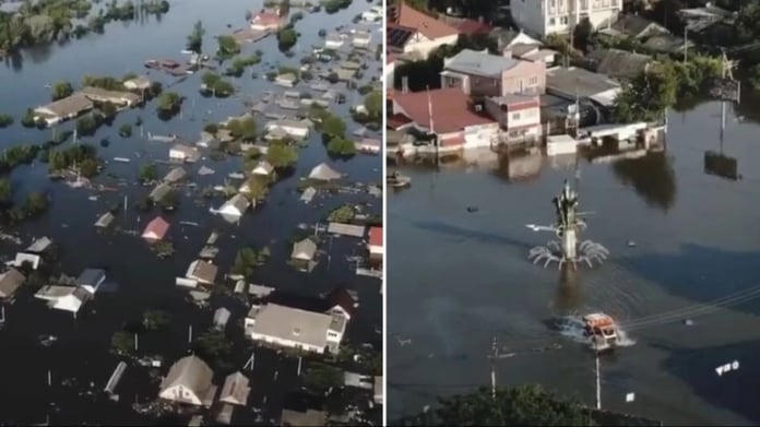 Herson'daki doğal afet için Azerbaycan ve Türkiye örgütleri ortak seferber oldu