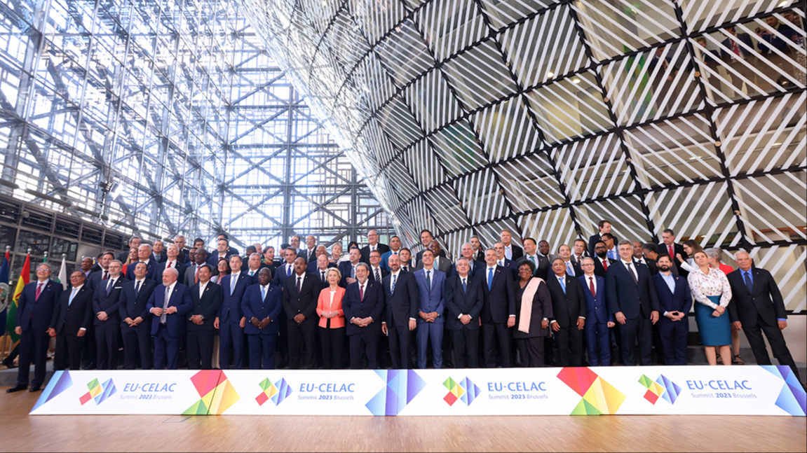 Avrupa Birliği (AB) - Latin Amerika ve Karayip Devletleri Topluluğu (CELAC) zirvesi, Brüksel, 18.07.2023<br>