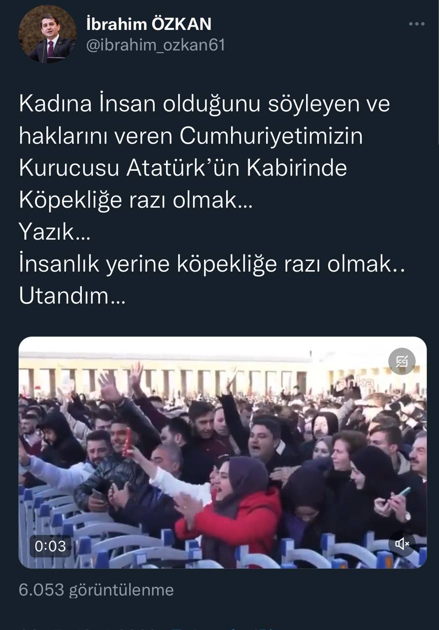 İBB: Atatürk'ün Kabri'nde kadınları küçümsemek kabul edilemez!