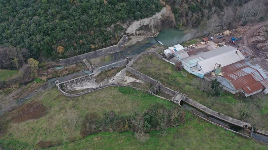 Kocaeli'deki 180 yıllık Osmanlı su bendi turizme açılacak