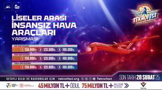 TEKNOFEST'te iki büyük yarışmanın başvuruları devam ediyor