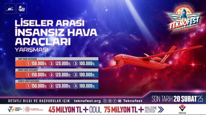 TEKNOFEST'te iki büyük yarışmanın başvuruları devam ediyor
