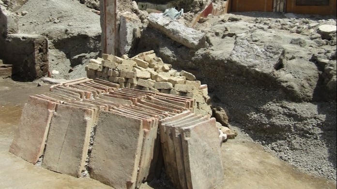 Pompeii’de bulunan inşaat alanı Romalıların gelişmiş inşa tekniklerini gösteriyor