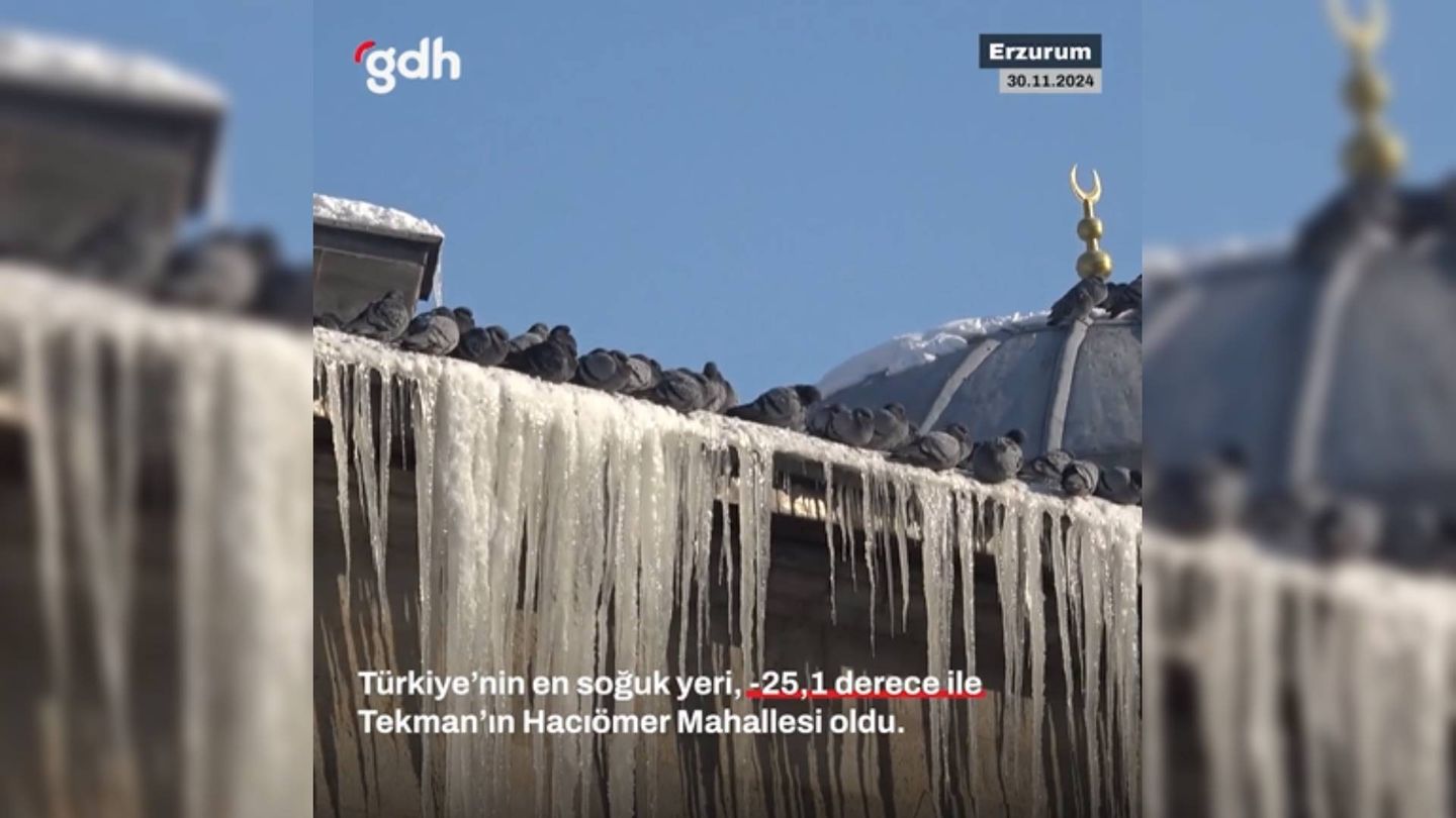 -25,1 dereceye kadar düştü! Türkiye’nin en soğuk yeri neresi?