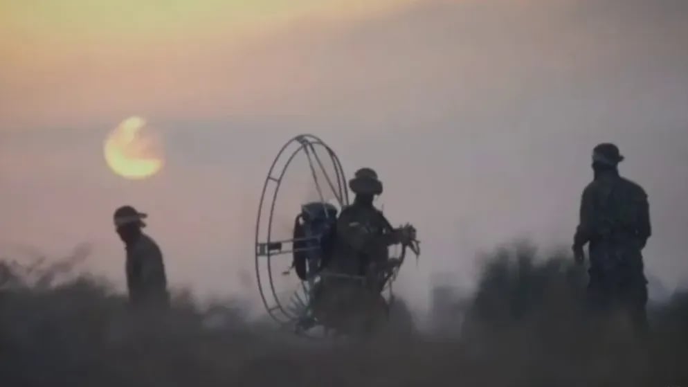 Hamas güçleri, paramator ile İsrail'e sızdı...